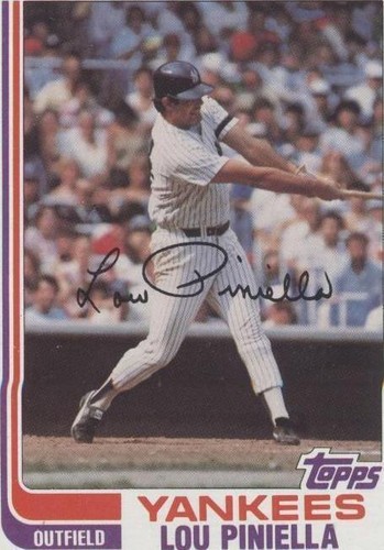 1982 Topps - Lou Piniella #538