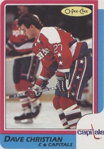 1986-87 O-Pee-Chee - Dave Christian #21
