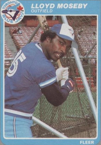 1985 Fleer - Lloyd Moseby #115