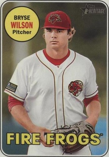 2018 Topps Heritage Minor League Edition - Bryse Wilson #164