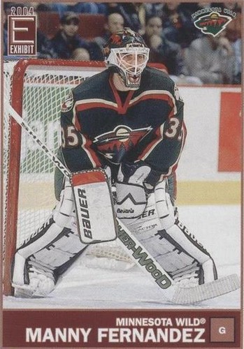 2003-04 Pacific Exhibit - Manny Fernandez #72