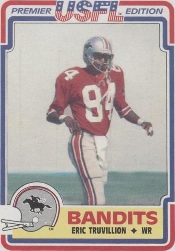 1984 Topps USFL Eric Truvillion #124