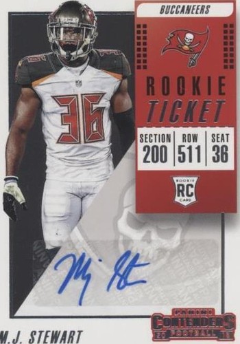 2018 Panini Contenders M.J. Stewart #260