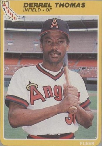 1985 Fleer - Derrel Thomas #314