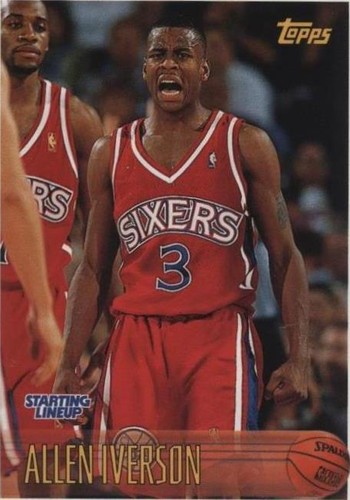 1996-97 Topps #171 Allen Iverson RC MINT FROM PACK | eBay