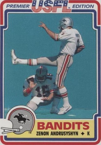 1984 Topps USFL Zenon Andrusyshyn #118