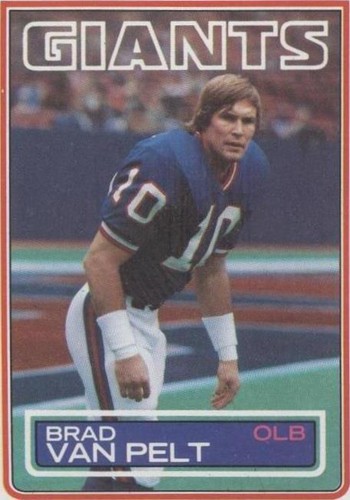 1983 Topps Brad Van Pelt #134