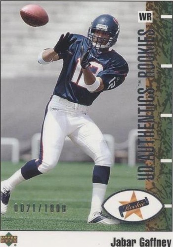 2002 UD Authentics Jabar Gaffney #115