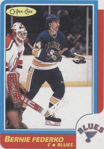 1986-87 O-Pee-Chee - Bernie Federko #105