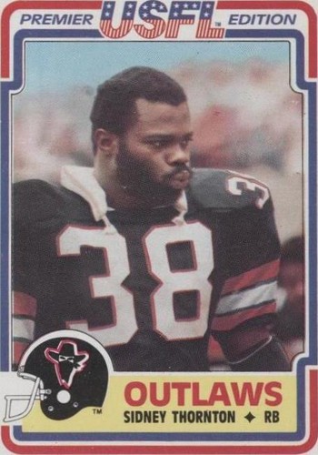 1984 Topps USFL Sidney Thornton #95