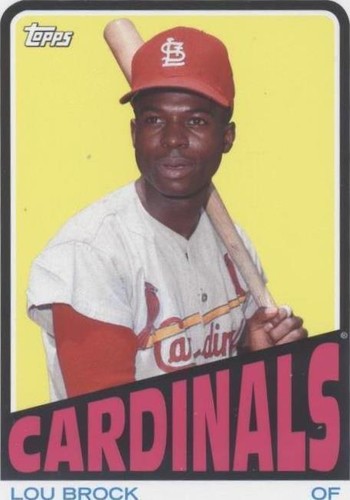 2013 Topps Archives - Lou Brock #72B-LB