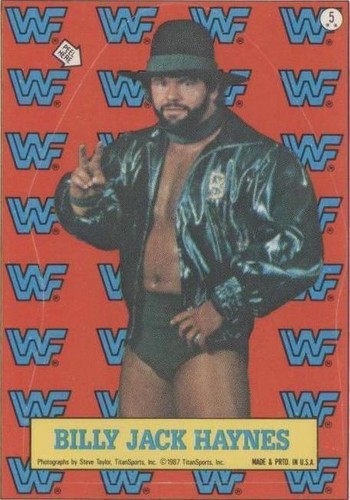 1987 Topps WWF - Billy Jack Haynes #5