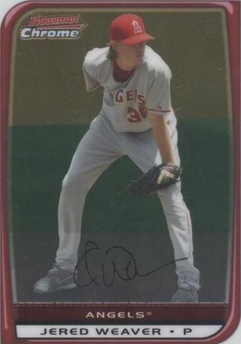 2008 Bowman Chrome - Jered Weaver #7