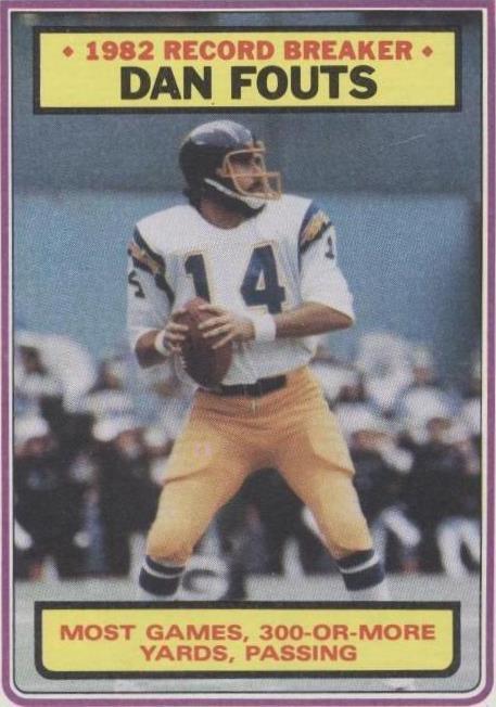 1983 Topps Dan Fouts #3
