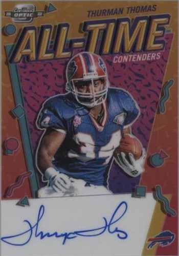 2022 Panini Contenders Optic Thurman Thomas #ATC-TT