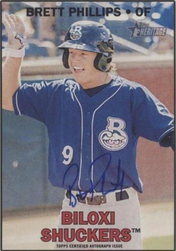 2016 Topps Heritage Minor League Edition - Brett Phillips #ROA-BP