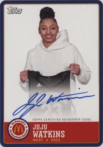 2023 Topps Chrome - JuJu Watkins #93 Fuchsia & Blue Swirl