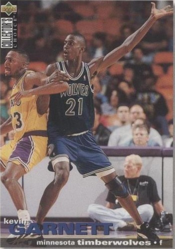 1995-96 Upper Deck Collector's Choice International Portuguese II - Kevin Garnett #59