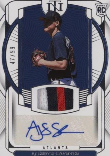 2023 Panini National Treasures - AJ Smith-Shawver #NMS-AS