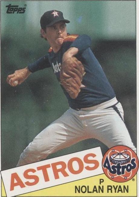 1985 年 Topps - Nolan Ryan #760