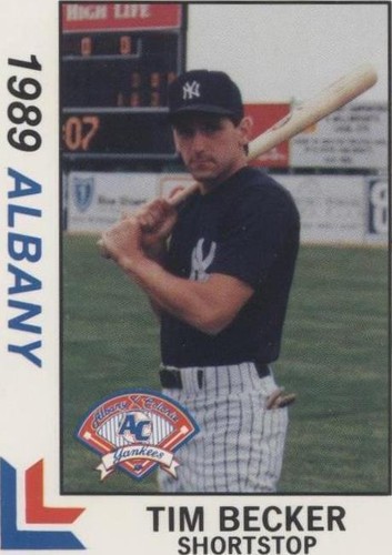 1989 Best Albany-Colonie Yankees - Tim Becker #20