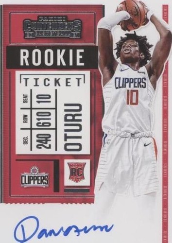2020-21 Panini Contenders - Daniel Oturu #108