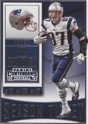 2015 Panini Contenders Rob Gronkowski #81
