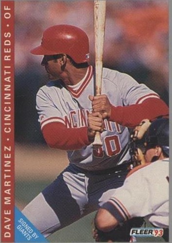 1993 Fleer - Dave Martinez #395