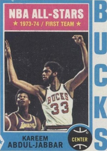 その他 NBA 1975 Kareem Abdul Jabbar PSA7 NBA 1975 Kareem Abdul Jabbar PSA7