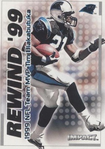 2000 Skybox Impact Tim Biakabutuka #5 RN