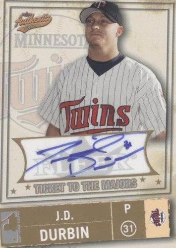 2005 Fleer Authentix - J.D. Durbin #115