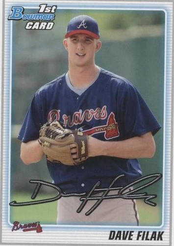 2010 Bowman Draft Picks & Prospects - David Filak #BDPP38
