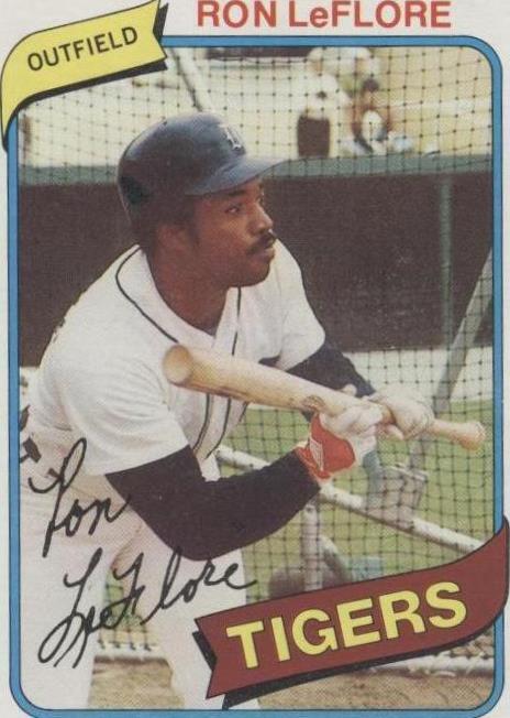 1980 Topps - Ron Leflore #80