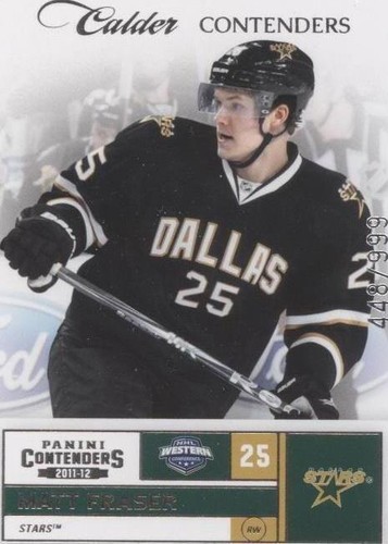 2011-12 Panini Playoff Contenders - Matt Fraser #275