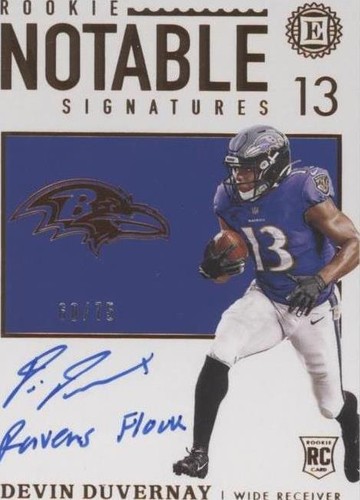 2020 Panini Encased Devin Duvernay #RNS-DD