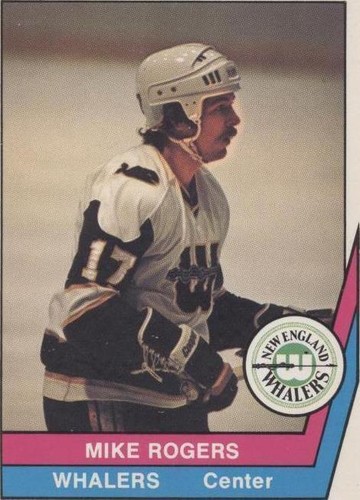 1977-78 O-Pee-Chee WHA - Mike Rogers #17