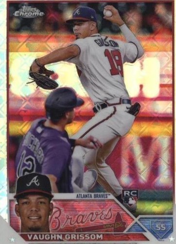 2023 Topps Chrome Logofractor Edition - Vaughn Grissom #48