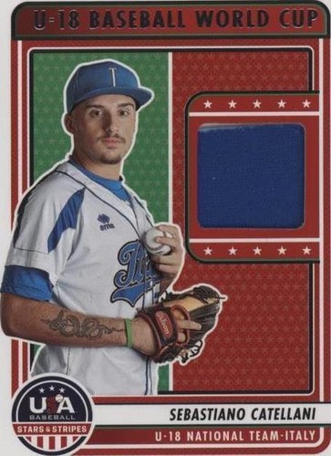 2023 Panini USA Baseball Stars & Stripes - Sebastiano Catellani #U18-SC