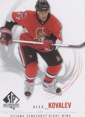 2009-10 SP Authentic - Alex Kovalev #60