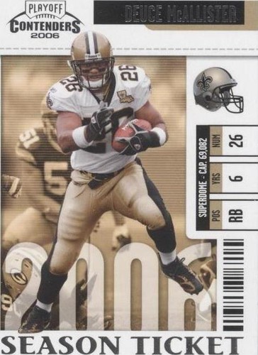 2006 Playoff Contenders Deuce McAllister #61