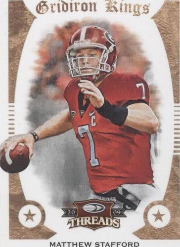 2009 Donruss Threads Matthew Stafford #36
