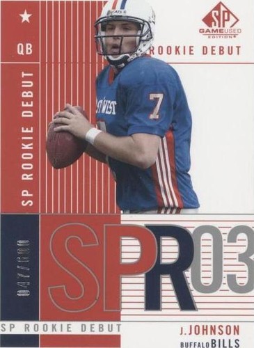 2003 SP Game Used Edition Jason Johnson #177