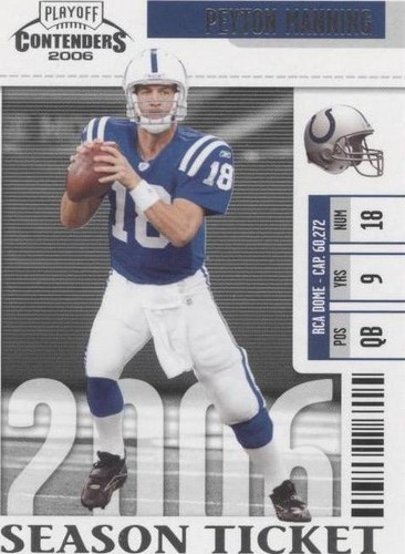 2006 Playoff Contenders Peyton Manning #43