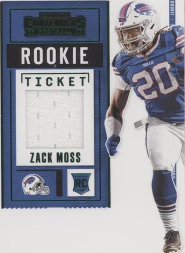 2020 Panini Contenders Zack Moss #RSV-ZMO
