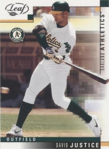 2003 Leaf - David Justice #80
