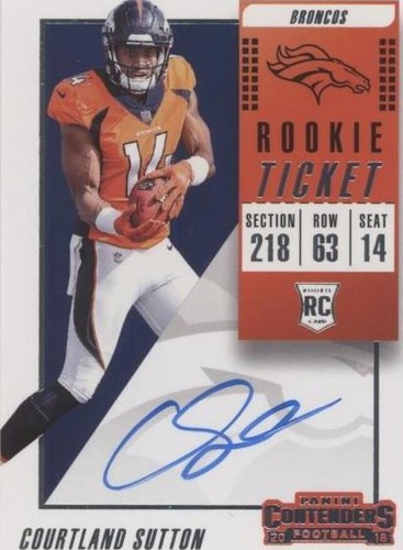 2018 Panini Contenders Courtland Sutton #115