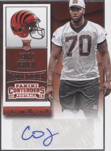 2015 Panini Contenders Cedric Ogbuehi #182