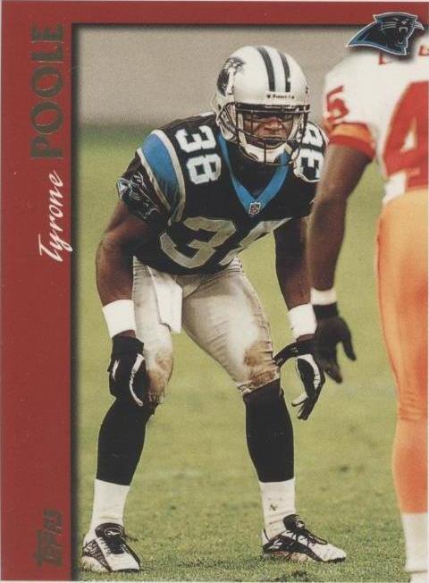 1997 Topps Tyrone Poole #381
