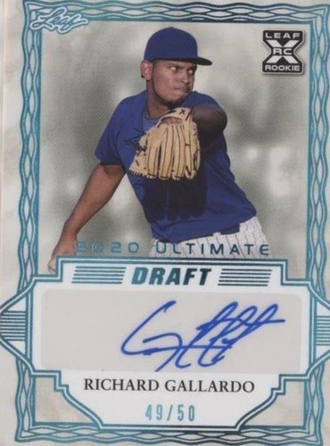2020 Leaf Ultimate Draft - Richard Gallardo #BA-RG3