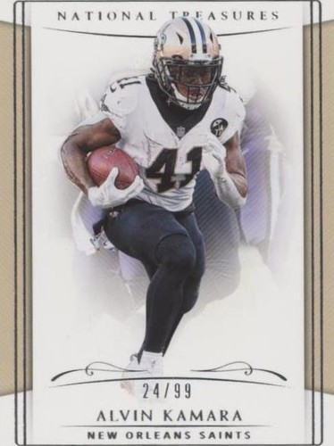 2018 Panini National Treasures Alvin Kamara #65